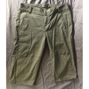 PrAna Capri Pants Womens Size 10 Gray Shorts Nylon Outdoor Hiking Pant